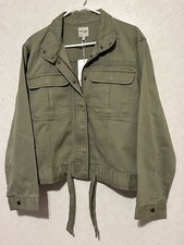 Nwt Kenzie Green Denim Jacket - Size L $78
