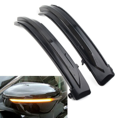 LED Side Mirror Dynamic Turn Signal Light Pair For Nissan Murano Navara X-Trail