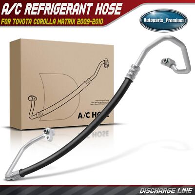 New A/C Refrigerant Discharge Hose for Toyota Corolla Matrix 2009-2010 L4 1.8L