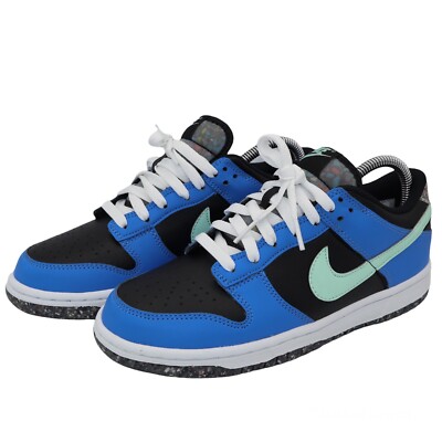 Nike Dunk Low SE GS E UK 6 Black/Light Photo Blue/Active Pink/Mint Foam Sneaker