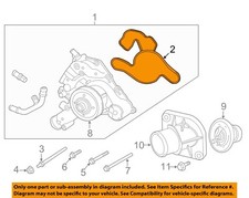CHRYSLER OEM 09-23 1500 Classic Cooling Water Pump-Water Pump Gasket 68391488AA