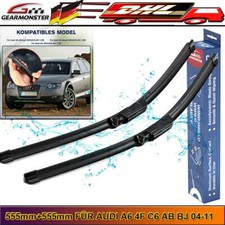 Scheibenwischer Vorne Wischblätter 555+555mm Satz FÜR AUDI A6 4F C6 AB BJ 04-11