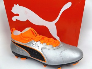 puma one silver orange
