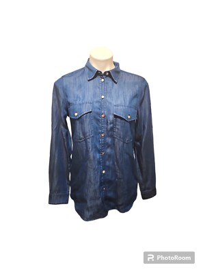 Club Monaco Chambray Button Down Shirt