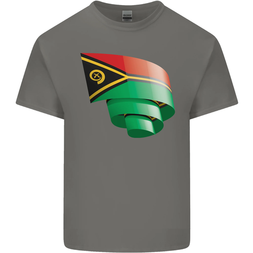 Curled Vanuatu Flag Day Football Mens Cotton T-Shirt Tee Top - 第 65/101 張圖片