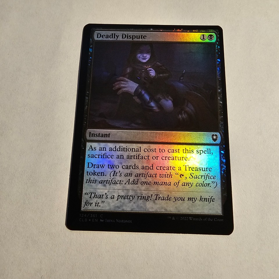 Deadly Dispute Commander Legends Battle for Baldur's Gate Foil Or