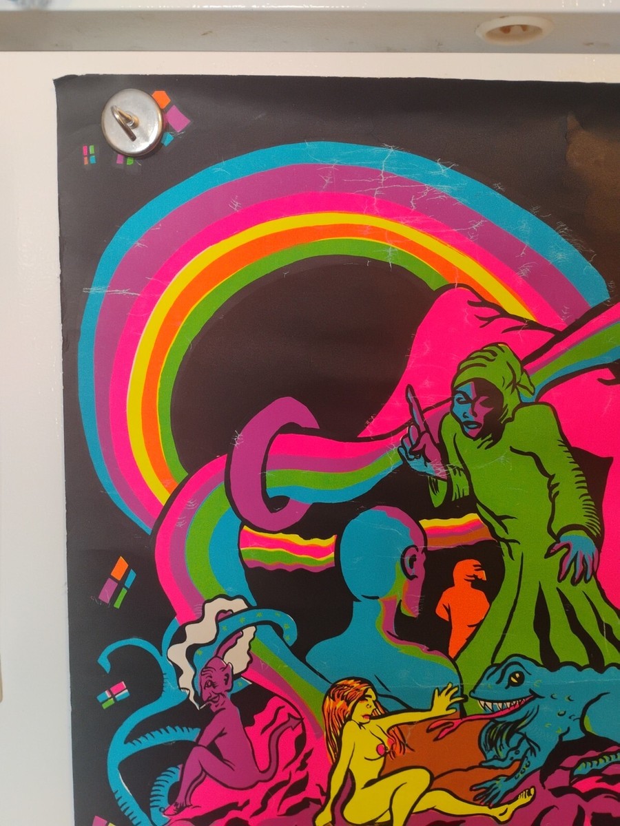 Doors DOOR OF ENCHANTMENT JIM MORRISON 1970 VINTAGE BLACKLIGHT