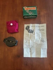 Vintage WSF Lensatic Engineer Compass #111 w/ Pouch Instructions & Original Box