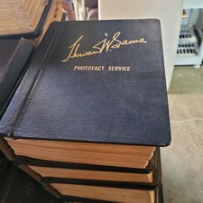 Vtg Howard Sams Photofact TV Service Manuals 1958-1961 Books PICK YOUR SERIES