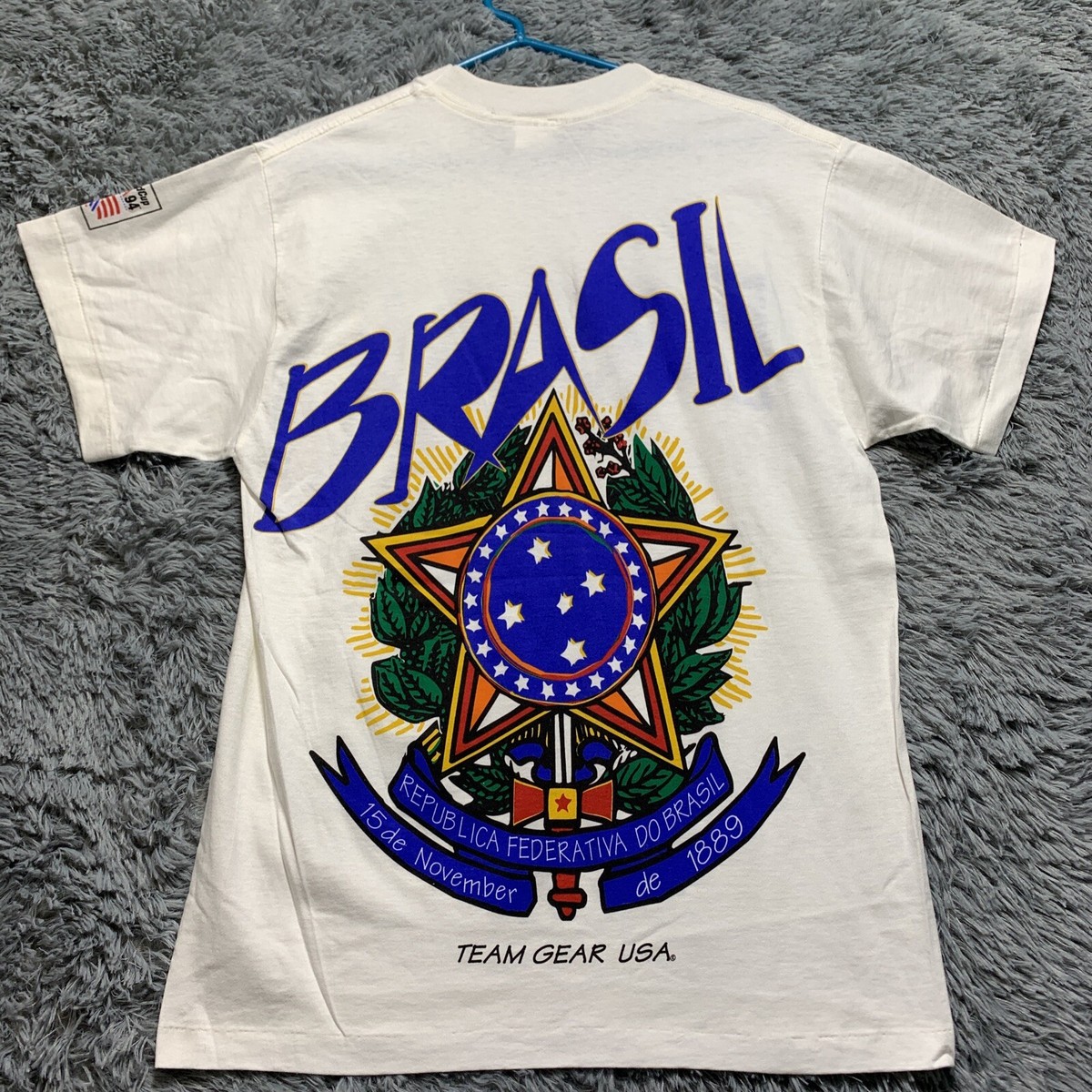 ウェア BRAZIL - 1994 () 1994 Brazil National Team Windbreaker Set S Vintage New w