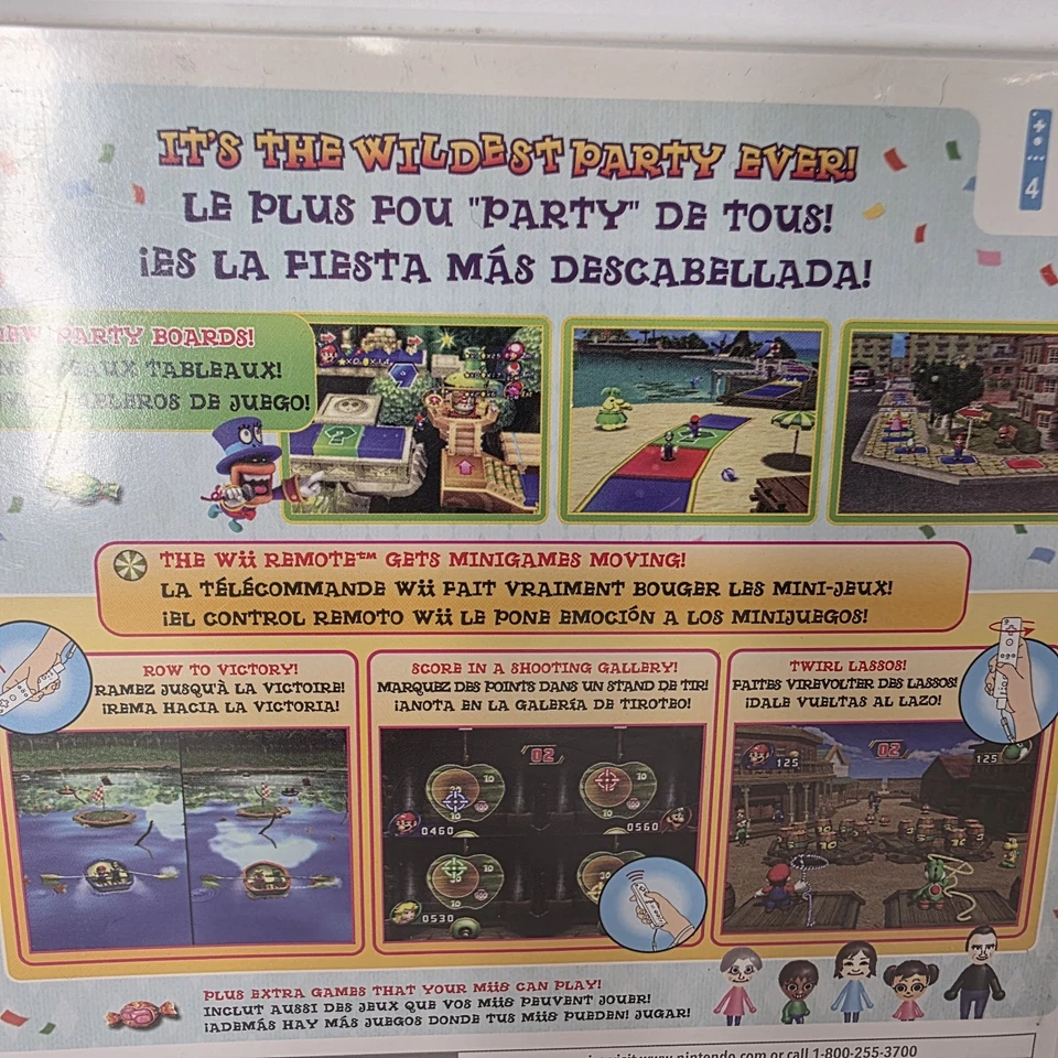 Mario Party 8 (Nintendo Wii, 2006) Complete - Tested - Image 3 of 4