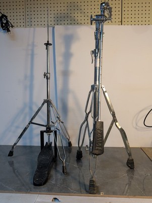 Pair Tama Road Pro Double Braced Hi Hat Cymbal Drum Stands