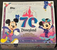2025 Topps Disneyland 70th Anniversary Hobby Box Factory Sealed Brand New!