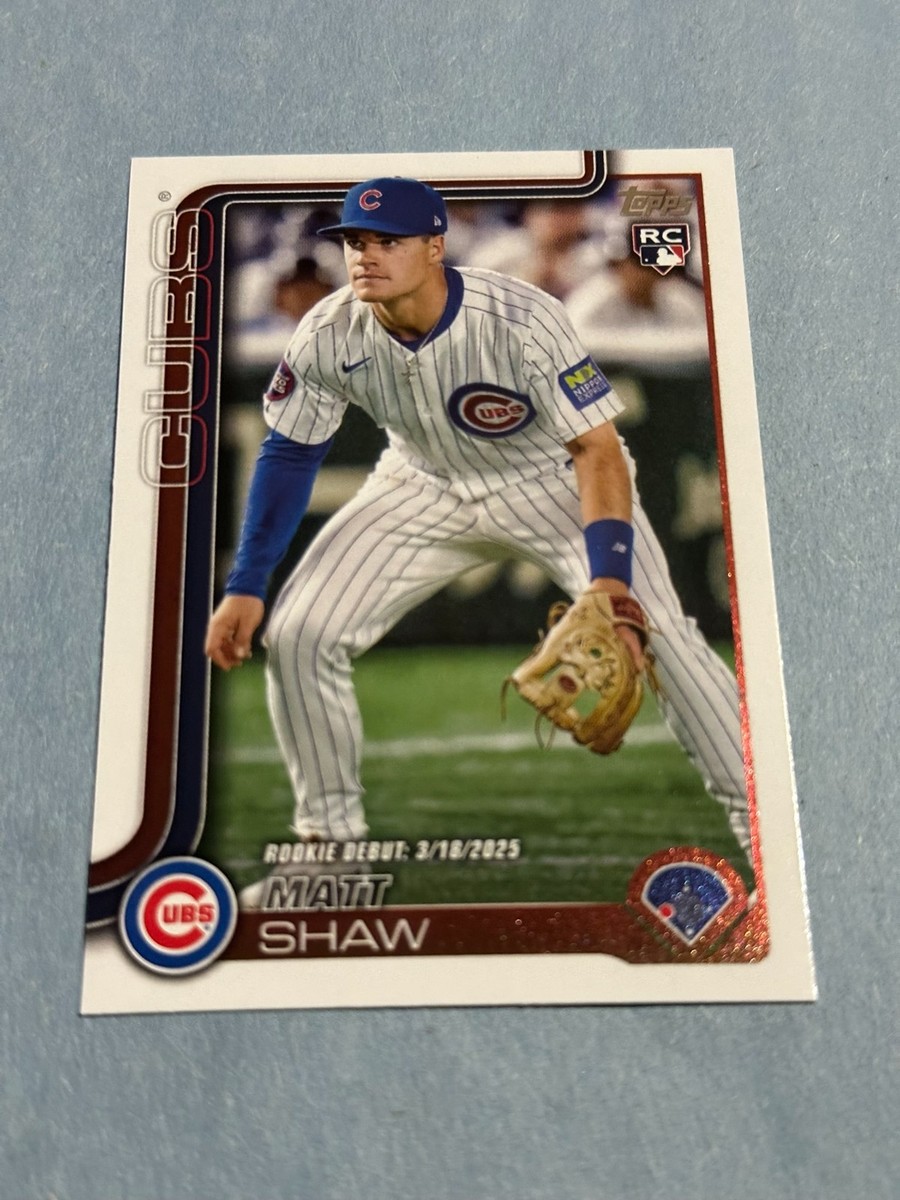 2025 Topps Update - Matt Shaw #US345 Rookie Debut (RC)_ | eBay
