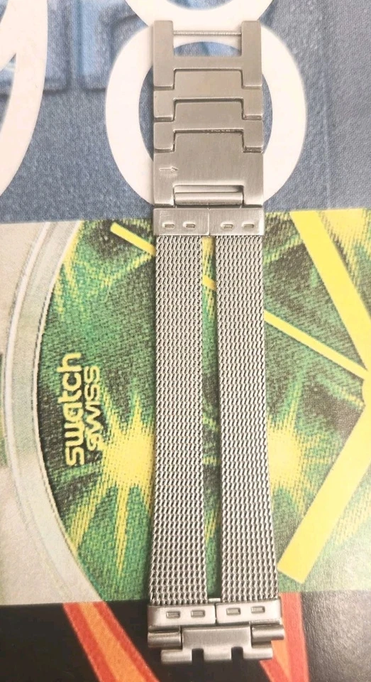 Swatch wraparound Replacement Band for Skin watch in Stainless Steel  - Image 4 of 4