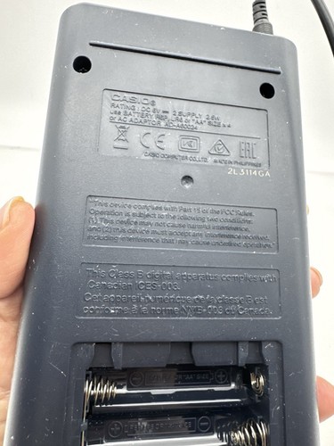 Casio HR-10RC 12-Digit Printing Calculator Black with Power Cord - Works Great!! - Picture 7 of 8