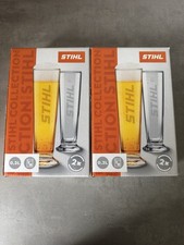 Stihl Biergl&auml;ser 2er Set, F&uuml;llmenge 0,3 l, Glas mit Gravur