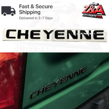 REPUESTO CHEYENNE NEGRO 1 PIEZA PARA MALETERO CHEVVY EMBLEMA TRASERO PORTÓN TRASERO INSIGNIA NOMBRE