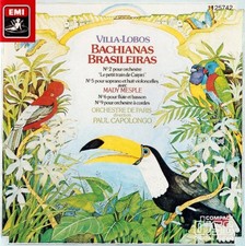 Villa-Lobos: Bachianas Brasileiras 2, 5, 6, 9 - Mesple / Capolongo (CD, 1985)