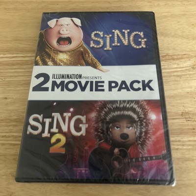 2 movie pack Sing / Sing 2 (DVD) NEW Authentic US Release