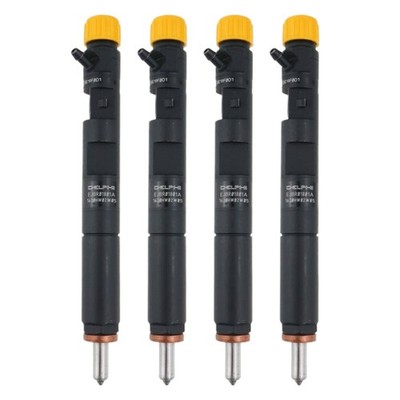 4X Injector For Renault Nissan Delphi 1.5 DCi EJBR01801A EJBR04001D