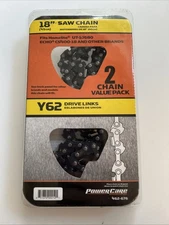 Power Care 18" Saw Chain Pack of 2 Fits Homelite UT10580, Echo CS400 za4