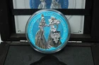 2019 Germania 5 Mark Allegories Blue 1 Oz Silver Coin Box w/COA