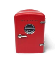 Frigidaire 6 Can or 4L Mini Retro Personal Fridge Cooler EFMIS229-RED