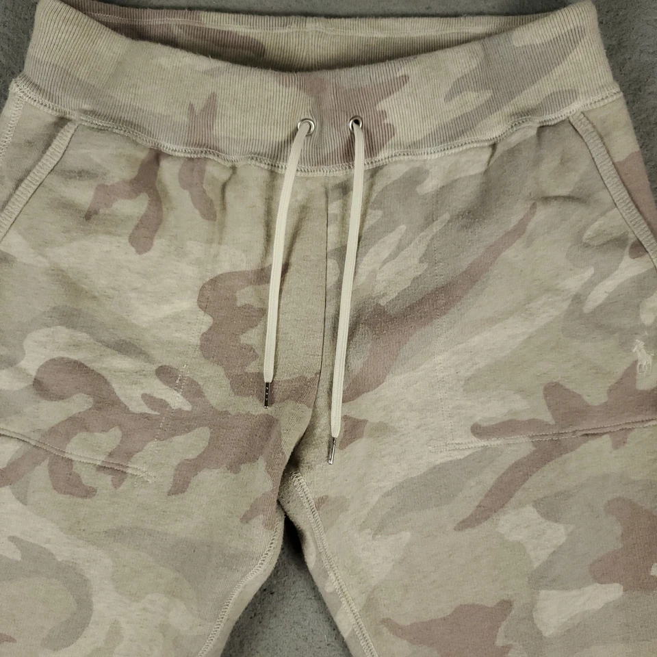 Pantalones deportivos Ralph Lauren para mujer talla pequeña beige camuflaje pony jogger Foto 2 de 4