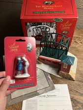 Rare!The Bedford Falls Bridge and "George Pulling Clarence Out Of The Water" NIB