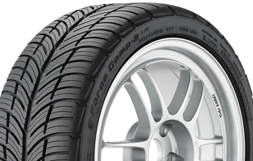 4 BFGoodrich G-Force Comp-2 A/S Plus 245/45R18 96W UHP Performance 400AA 45K Mi Foto 3 de 4