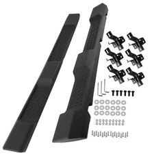 Black Nerf Bars Running Board for Jeep Wrangler JK 4-Door 2007-18 Side Steps QME