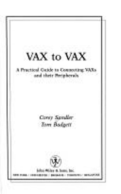 #ad VAX to VAX : A Practical Guide to Connecting Vax#x27;s Paperback $29.96
