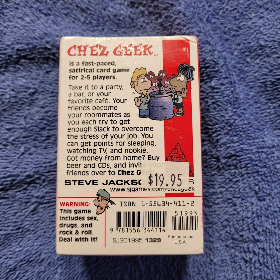 SJG CHEZ GEEK Juego de Cartas Steve Jackson 1ª Edición Caja Pequeña Nuevo Precintado  Foto 2 de 4