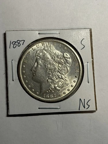 1887-S Morgan Silver Dollar Choice UNC BU Better Date