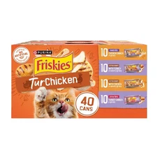 Turchicken Gravy, Soft Variety Pack, Wet Cat Food, Low Fat, 5.5 oz Cans, 40 Pack