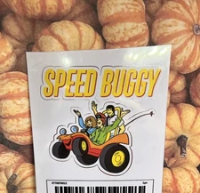 SPEED BUGGY 2.75" Decal Sticker Classic Saturday Cartoon Laptop Locker Vehicle