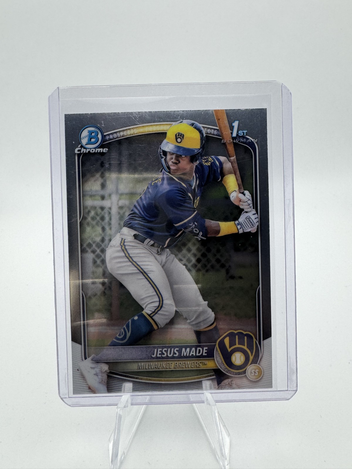 Jesus Made 2025 Bowman #BCP-50 Chrome Prospects (1st) Price Guide 