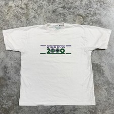 Vintage Wimbledon Championships Shirt Mens XL White Tennis Kent Curwen 2000