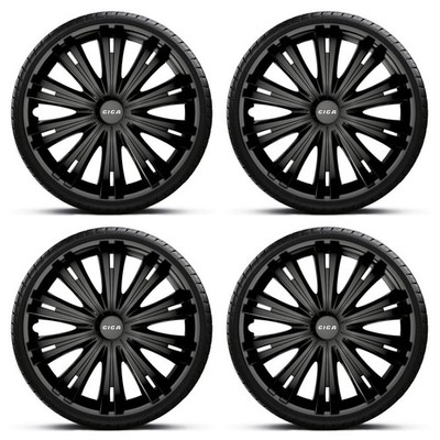 16 Zoll Radkappen Radzierblenden Giga schwarz 4er Set