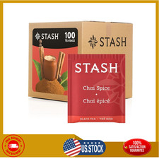 Stash Tea Chai Spice Black Tea, Box of 100 Tea Bags