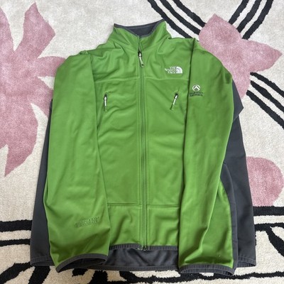 The North Face Mens Green Summit Series Polartec Full-Zip Fleece Hiking Jacket M