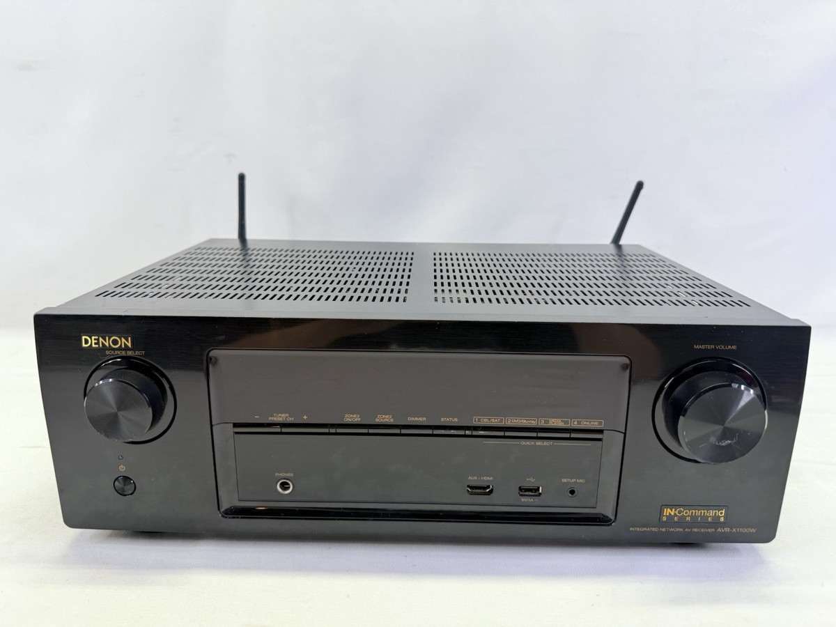 For Parts/ Fix Denon AVR-X1100W 4K 7.2 Network AV Receiver