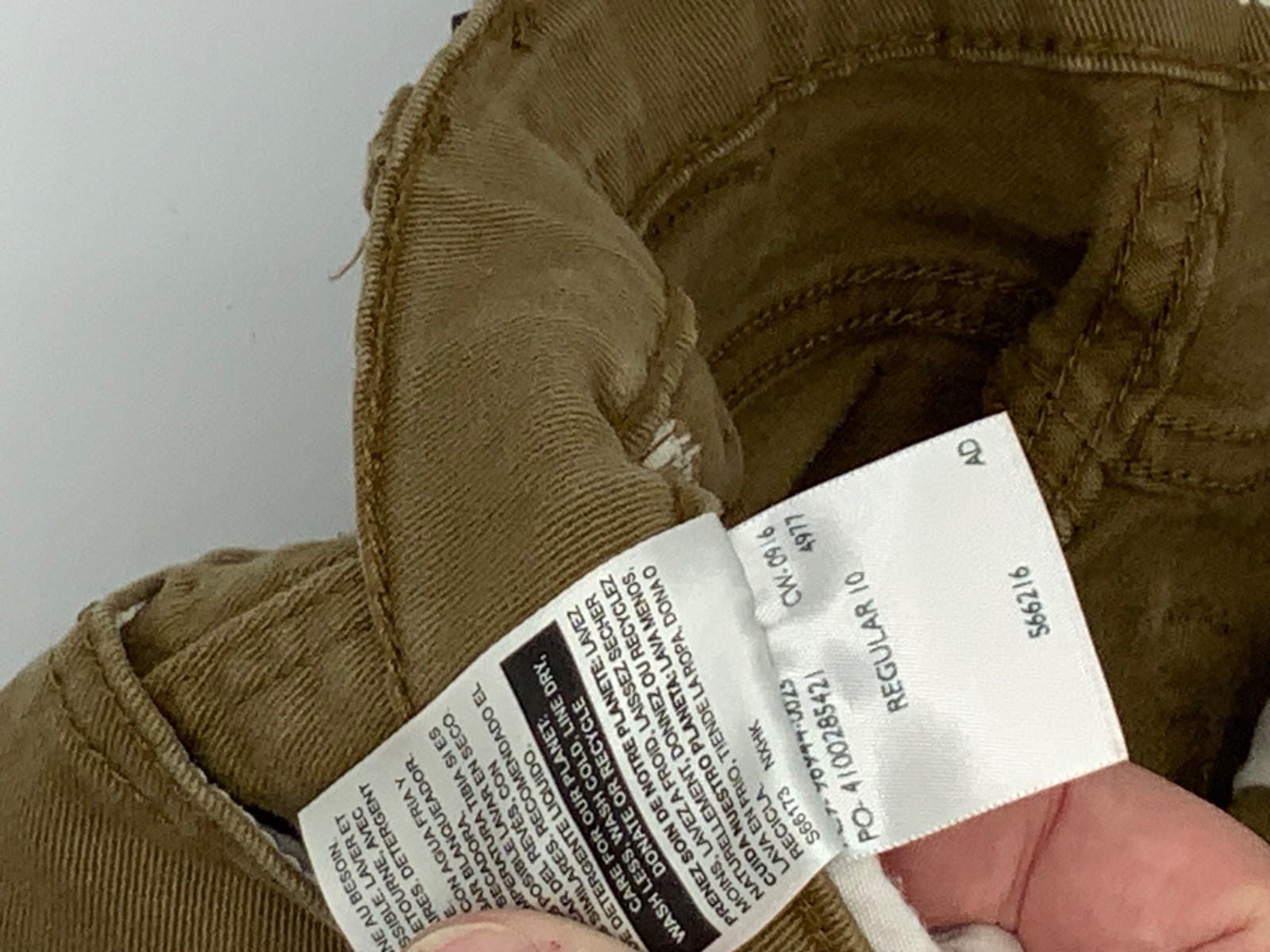 Signature by Levi Strauss & Co. Boys Brown Jeans size 10 Regular image 3