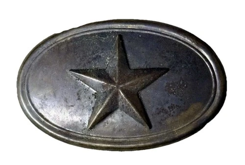 SCARCE CIVIL WAR 5TH CONFEDERATE TEXAS STAR BELT BUCKLE