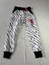 Justice Girls Sport Printed Jogger With Pockets Size M10 NWT Elastic Waits