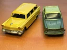 Matchbox Lesney duo 29b A55 Austin Cambridge 4SPW & 31a Ford Station Wagon 4GMW