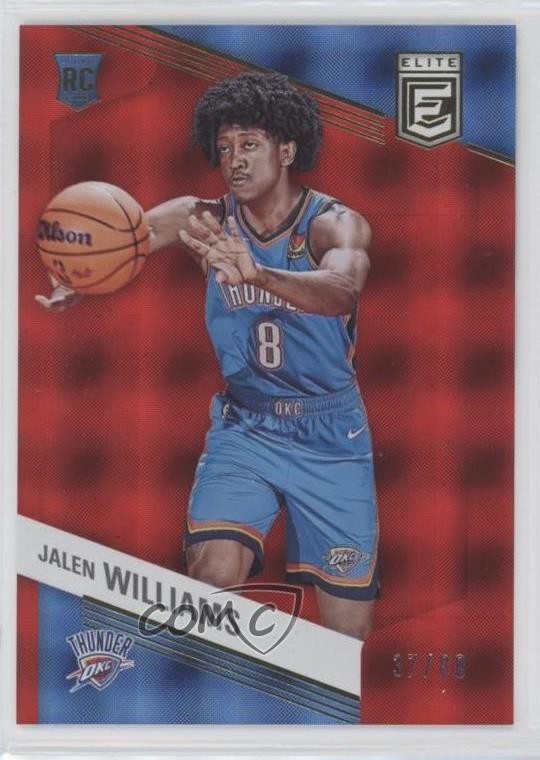 2022-23 Donruss Elite Rookies Asia Hyper Red 37/88 Jalen Williams #213 7iu