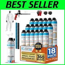 Professional Grade Spray Insulation Set