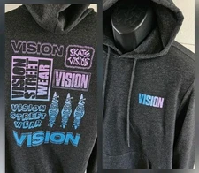 Vision Street Wear Skate Thrasher Pullover Hoodie Mens Sz Medium NWOT